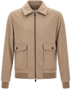 Pal Zileri Bomber Jackets - Neutro
