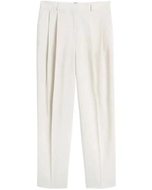TOTEME Straight Trousers - Bianco