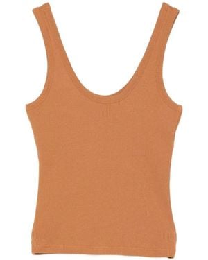 Tela Sleeveless Tops - Marron