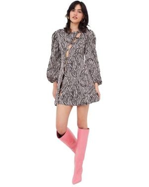 For Love & Lemons Short Dresses - Grey