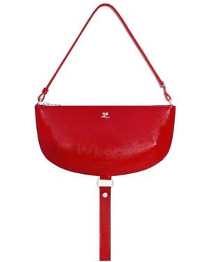 Courreges Clutch Bag Eclipse Naplack - Rood