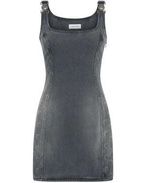 Marine Serre Short Dresses - Gris