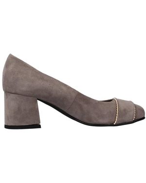 Stonefly Elegant Suede Pumps - Grijs