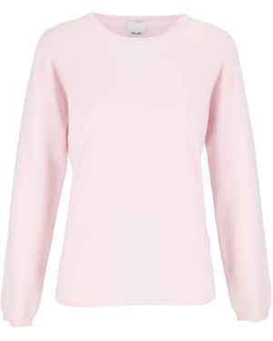 Allude Round-Neck Knitwear - Rose