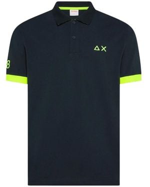 Sun 68 Polo Shirts - Blue