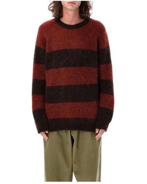 YMC Round-Neck Knitwear - Rosso