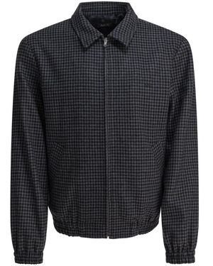 A.P.C. Graue Hahnentritt Jacke Aw25 - Schwarz