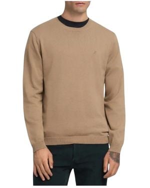 Replay Round-Neck Knitwear - Neutro