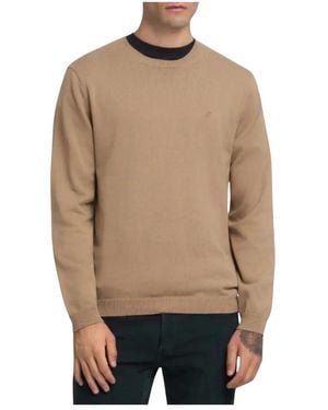 Replay Round-Neck Knitwear - Neutro
