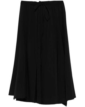 Yohji Yamamoto Midi Skirts - Zwart