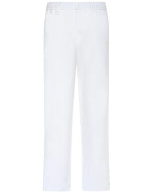 Laminar Straight Pants - White