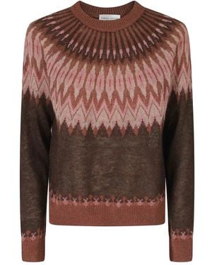 Roberto Collina Round-Neck Knitwear - Marron
