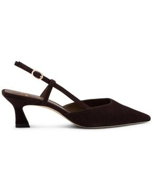 Stuart Weitzman Schoenen ,Bruin ,Leer Vinnie 50 Slingback