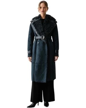 Patrizia Pepe Belted Coats - Negro