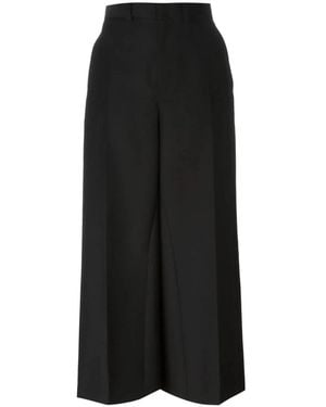 Junya Watanabe Broeken ,Zwart ,Wol Wijde, Korte Broek