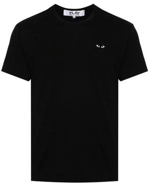Comme des Garçons Tops ,Zwart ,Katoen T-Shirts