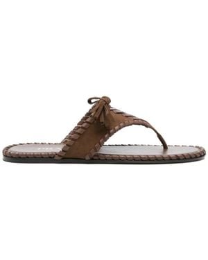 Prada Flip Flops - Brown