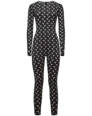 Marine Serre Jumpsuits - Zwart