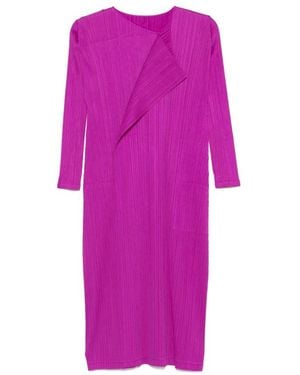 Issey Miyake Midi Dresses - Purple