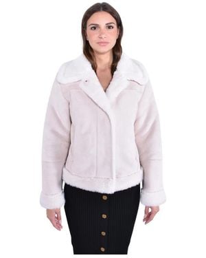 MC2 Saint Barth Shearling Jacke - Weiß