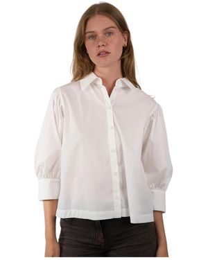 Luisa Cerano Overhemden ,Wit ,Katoen Blouses & Shirts