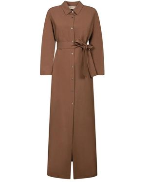Blanca Vita Shirt Dresses - Brown