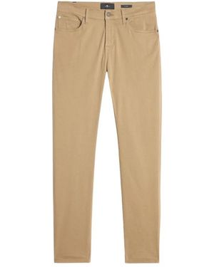 7 For All Mankind Slim Fit Jeans - Natural