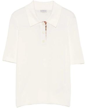 Burberry Polo Shirts - Blanco