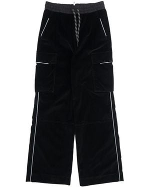 Moncler Wide Trousers - Black
