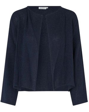 Masai Truien & Vesten ,Blauw ,Katoen Geweven Jas Majulitta Stijl