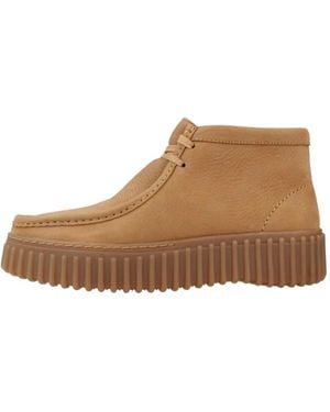 Clarks Lace-Up Boots - Marrón