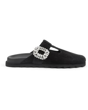 Roger Vivier Mules - Black