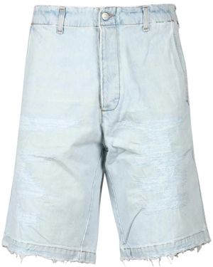 Haikure Denim Shorts - Blue