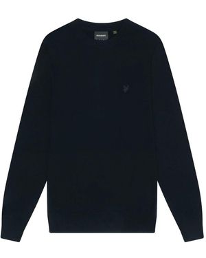 Lyle & Scott Round-Neck Knitwear - Blue