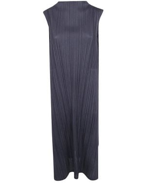 Issey Miyake Maxi Dresses - Blue