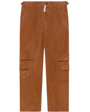 Gcds Straight Trousers - Brown