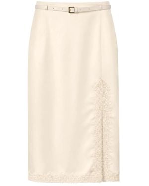 Imperial Midi Skirts - Naturel