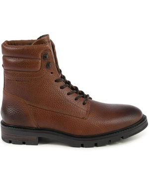 Tommy Hilfiger Lace-Up Boots - Brown