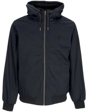 Element Wasserabweisende Jacke Mit Verstellbarer Kapuze - Blau