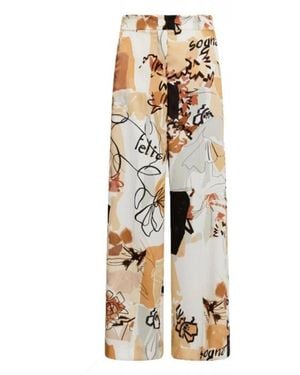 Marella Wide Trousers - Metallic