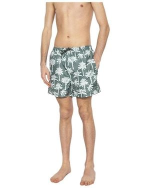 Only & Sons Onstedswim Short Palms Aop - Blauw