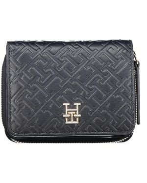 Tommy Hilfiger Portafoglio donna blu con chiusura a zip - Grigio