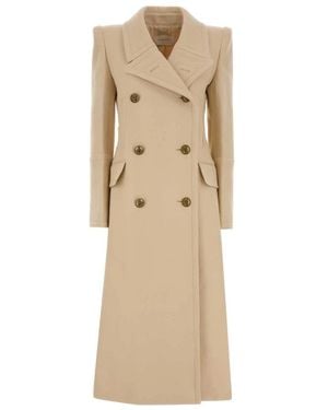 Zimmermann Hypnotic Longline Wool Coat - Naturel