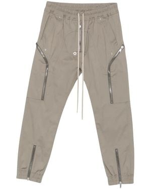 Rick Owens Broeken ,Grijs ,Katoen Broek Met Trekkoord