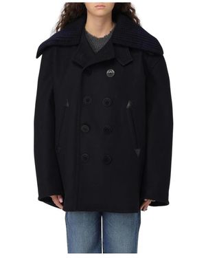 DSquared² Double-Breasted Coats - Zwart