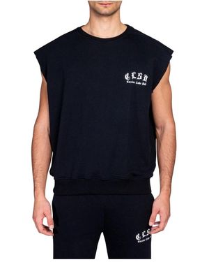 Cor Sine Labe Doli Sleeveless Tops - Negro