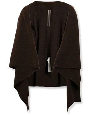 Rick Owens Gedrapeerd Vest - Zwart