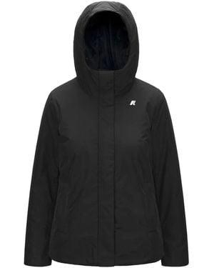K-Way Zachte Touch Marmotta Jas - Zwart