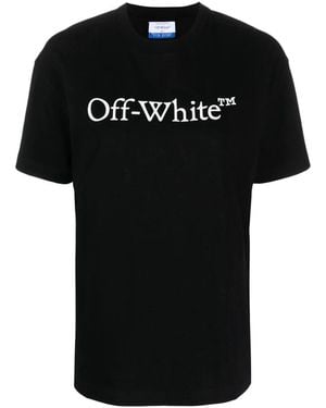 Off-White c/o Virgil Abloh Big Logo Bookish Casual Tee - Black