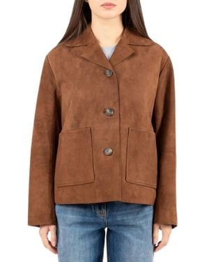 Weekend by Maxmara Giubbino Pelle - Braun